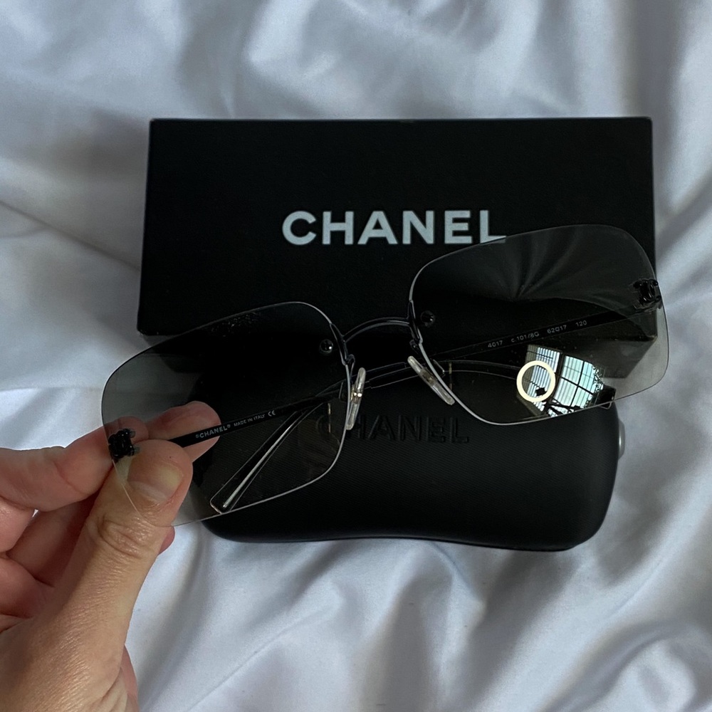 Y2k Chanel Rimless Sunglasses